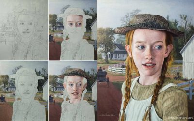 Painting Anne (Amybeth McNulty)