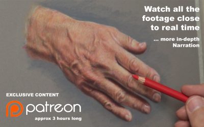 Patreon Art Tutorials… exclusive content. Hand Study in Pastels