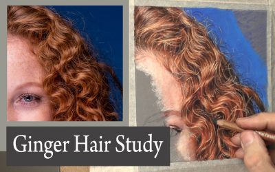 YouTube Free Art Tutorial ~ Ginger Hair Study