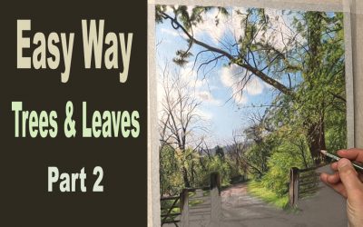 YouTube Free Art Tutorial ~ Trees & Leaves… Part 2