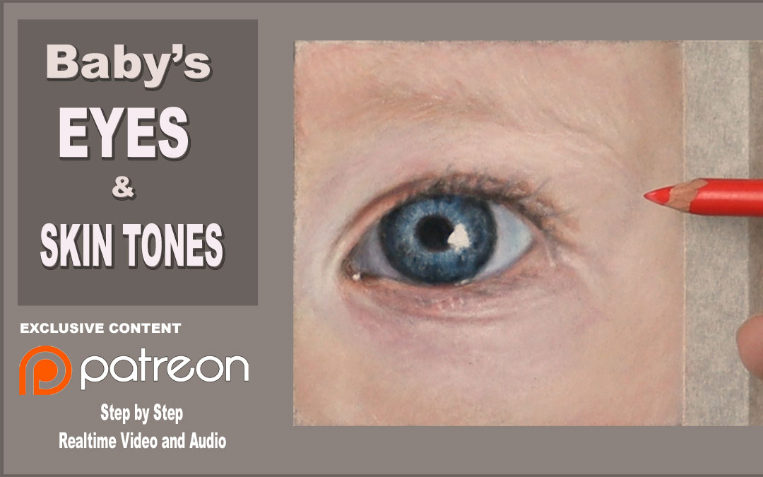 How to draw Baby’s Eyes & Skin Tone… Patreon Tutorials